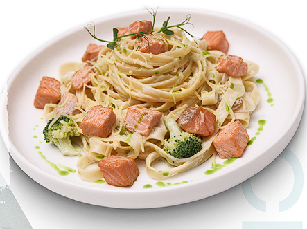 Фетучини с курицей