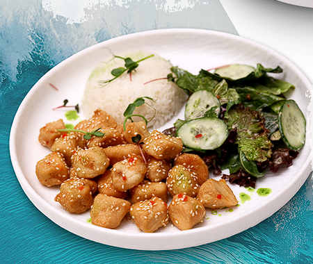 Курица в кисло сладком соусе