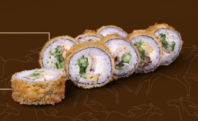 Угорь темпура 8шт