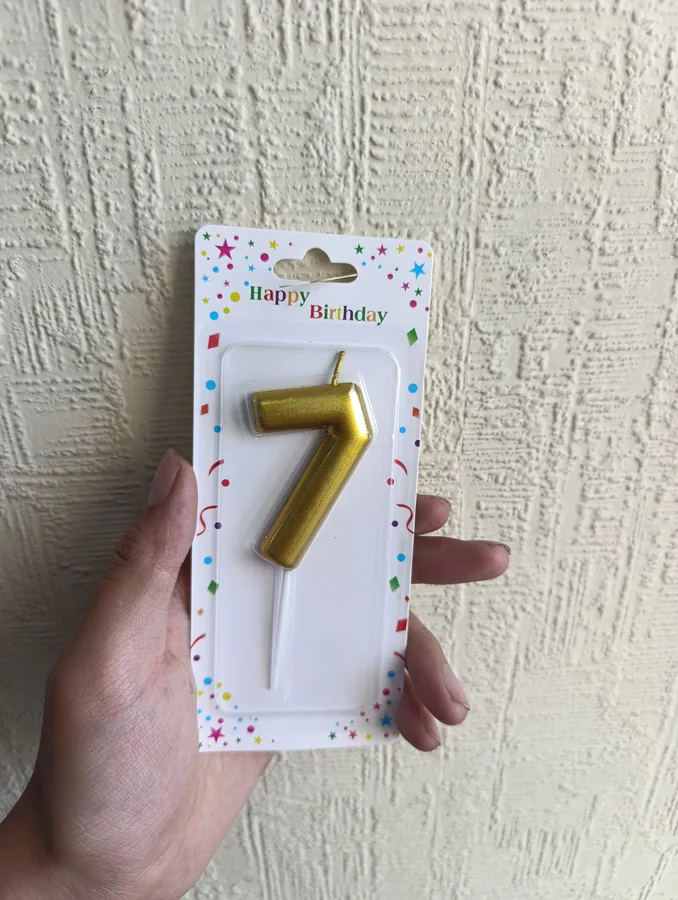 Свечка "7"